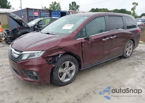 2019 Honda Odyssey Ex-L z USA, uszkodzony, nr VIN 5FNRL6H78KB020648